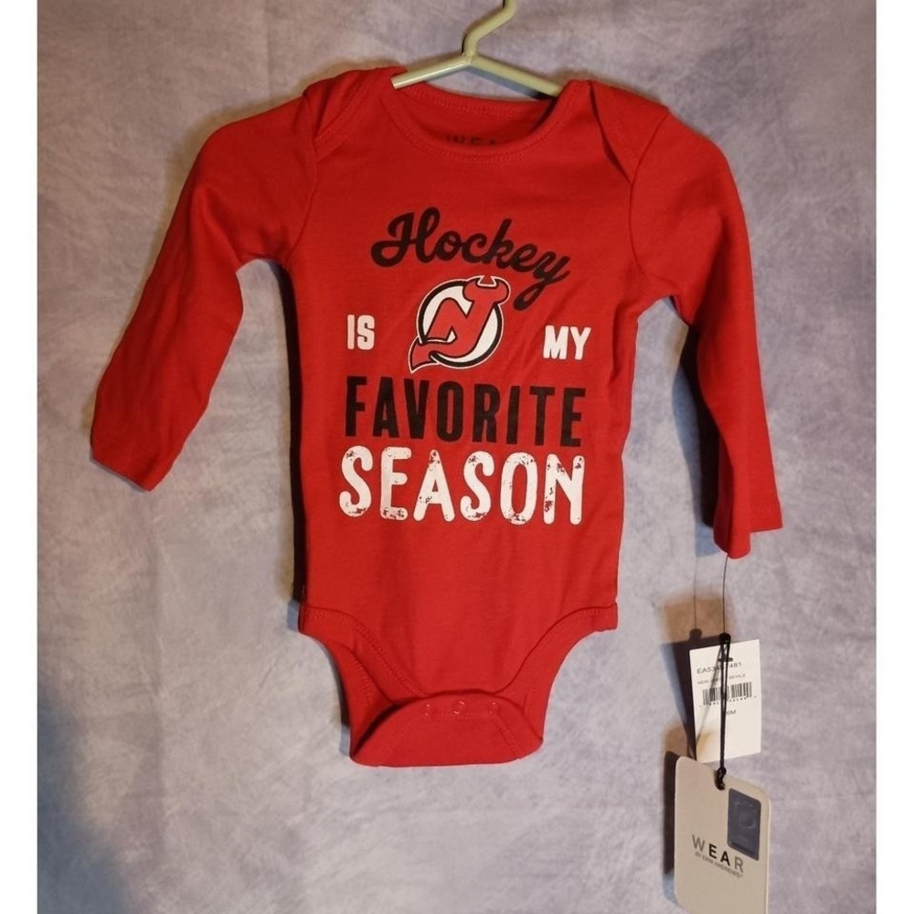 NHL Hockey Baby NJ Devils Bodysuit NWT Wear by Erin Andrews